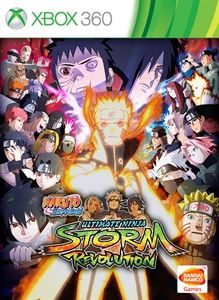 Naruto Shippuden Ultimate Ninja Storm Revolution box art for Xbox 360